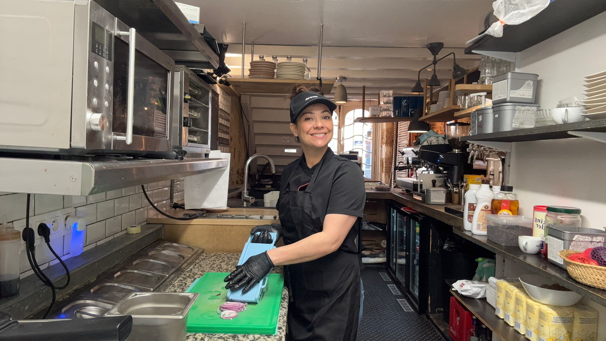 Détail d'un dessert maison du Boomerang